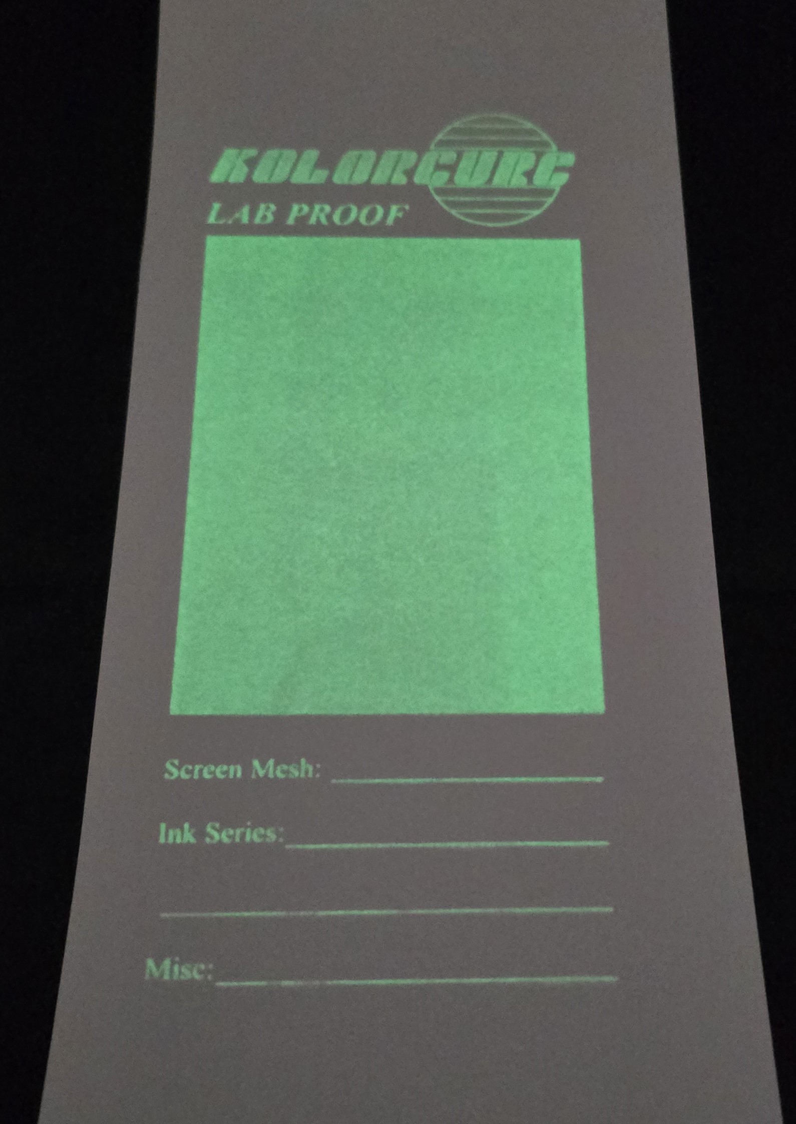 Glow in the Dark Ink